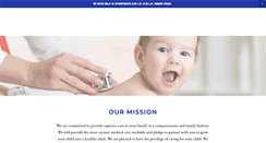 Desktop Screenshot of peerlesspediatrics.com